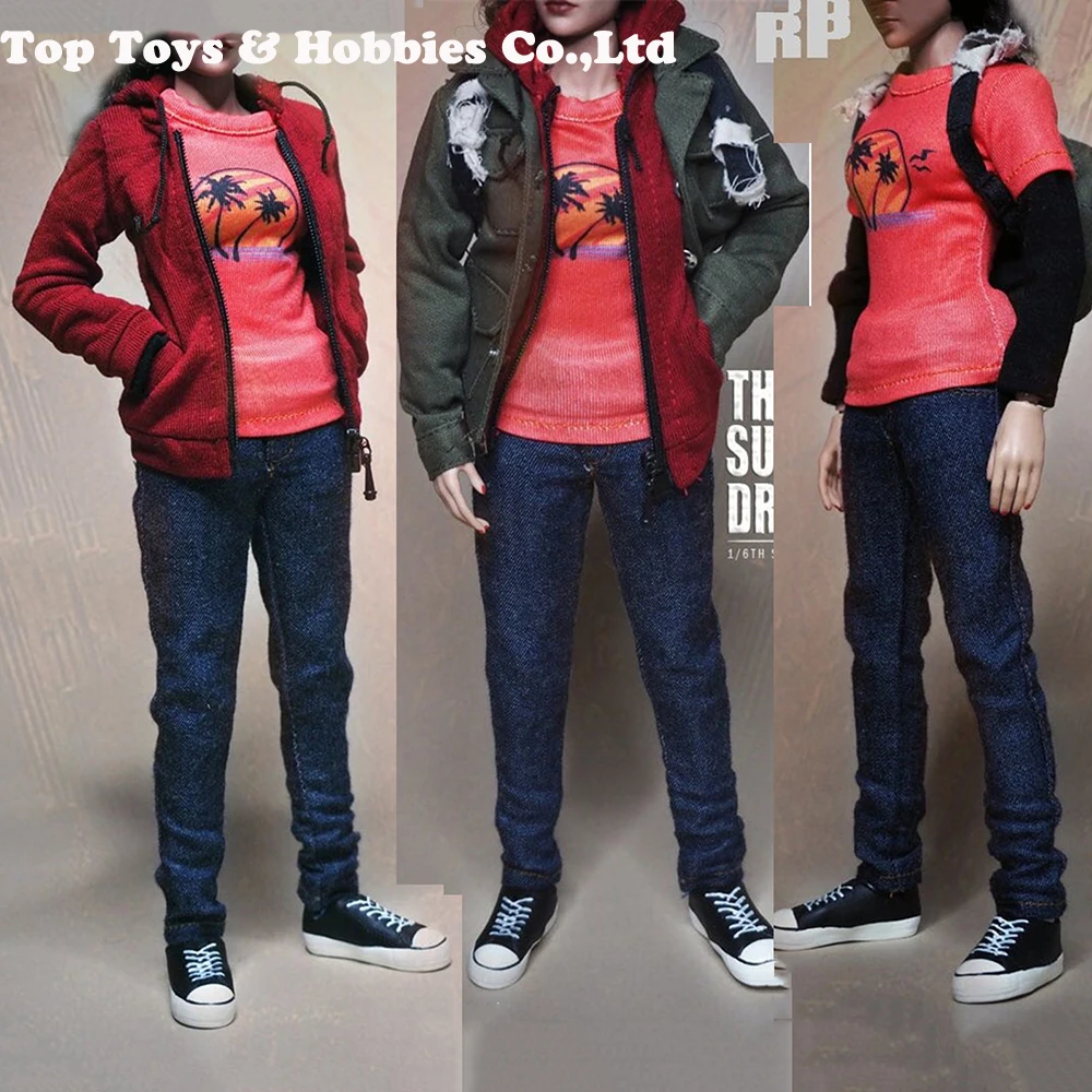 

Custom 1/6 The Last of Us Last Survivor Joel Casual clothes Suit for fans collection gift toys