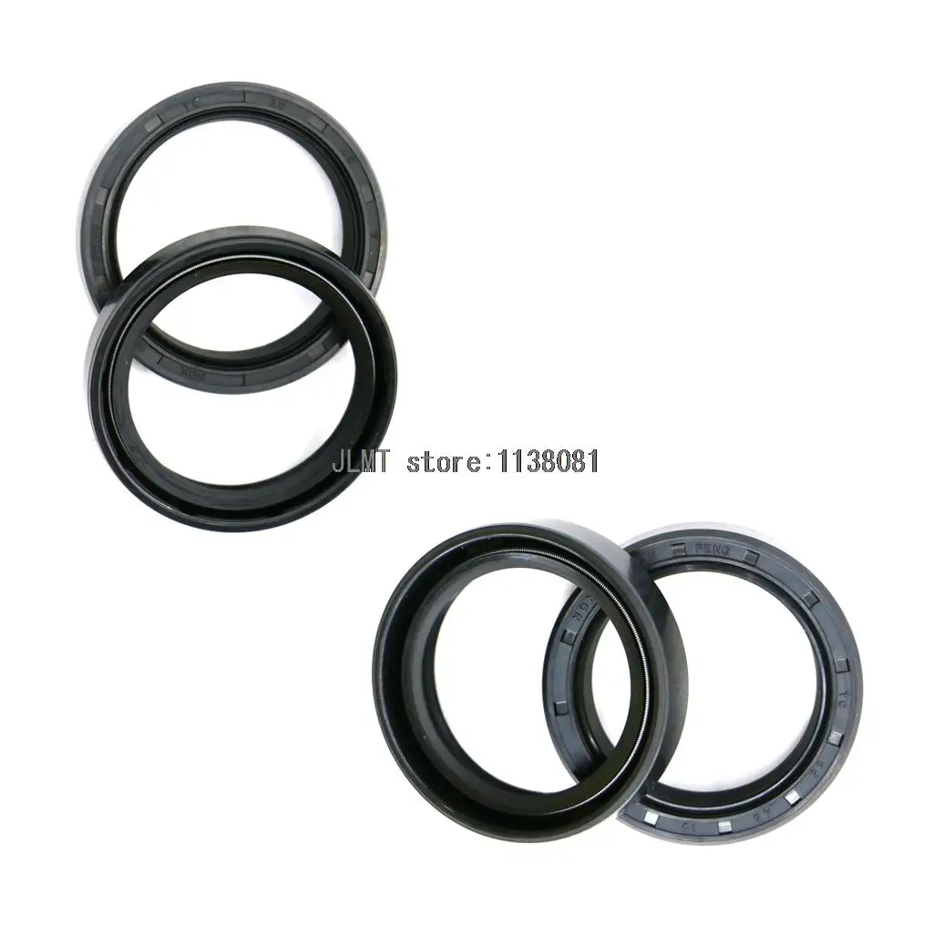 X AUTOHAUX 50mm X 68mm X 8mm Black Rubber Cover Double Lip TC Oil Shaft Seal for Car Auto