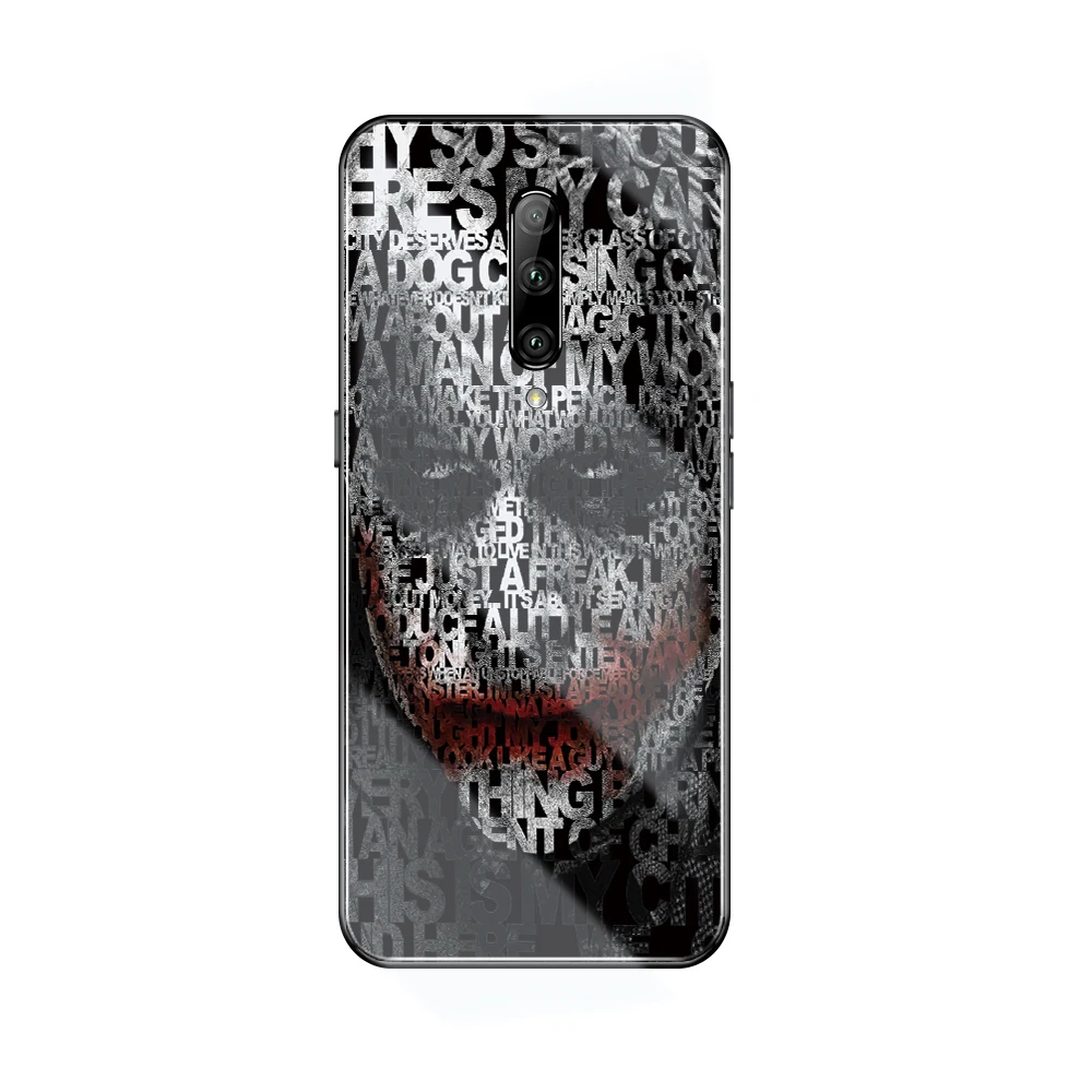 Для OnePlus 7 Чехол из закаленного стекла Joker чехол для OnePlus 7T OnePlus 6 6t 7 pro 1+ 5T DIY стеклянный чехол