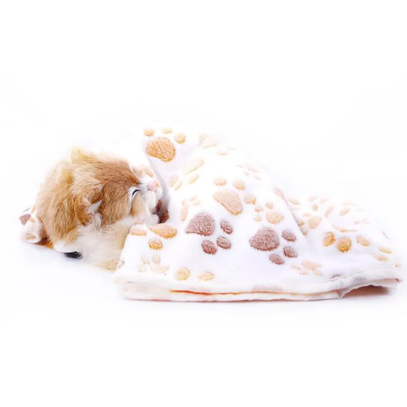 Dog Beds Mats Pet Blanket Soft Coral Fleece Dog Cat Bed Warm Sleeping Mattress Cover Puppy Cushion Pet Supplies (12)