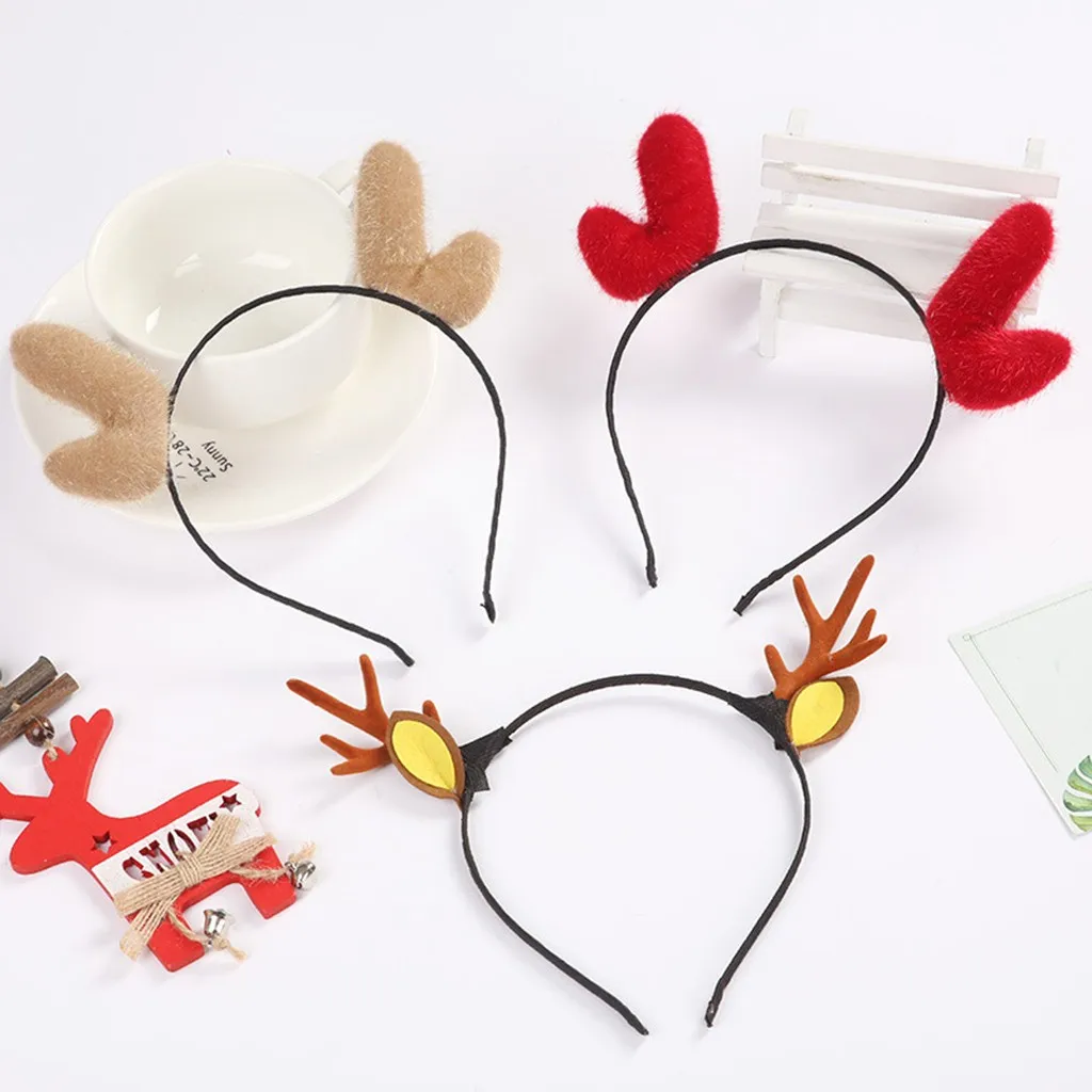 Рождественская вечеринка 1 шт. Рождественский ободок для волос повязка на голову
