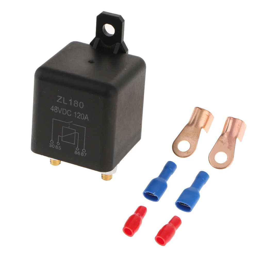 Авто сверхмощный Сплит заряд DC 48V 120A 120 AMP реле SPST+ терминалы