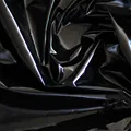 150 см * 100 см 20D Креативный дизайнер, ультра-тонкая нейлоновая яркая черная ткань, яркая искусственная водонепроницаемая черная ткань, пуховик - фото