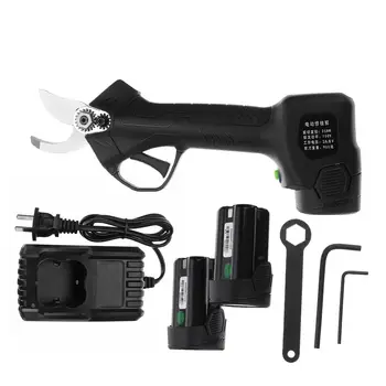 

16.8V Rechargeable Electric Pruning Scissors Pruning Shears Garden Pruner Secateur Branch Cutter Cutting Tool w/ 2x Battery