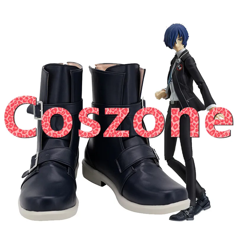 Persona 3 Yuuki Makoto Cosplay Shoes Boots Halloween Carnival Party Costume Accessories | Тематическая одежда и униформа