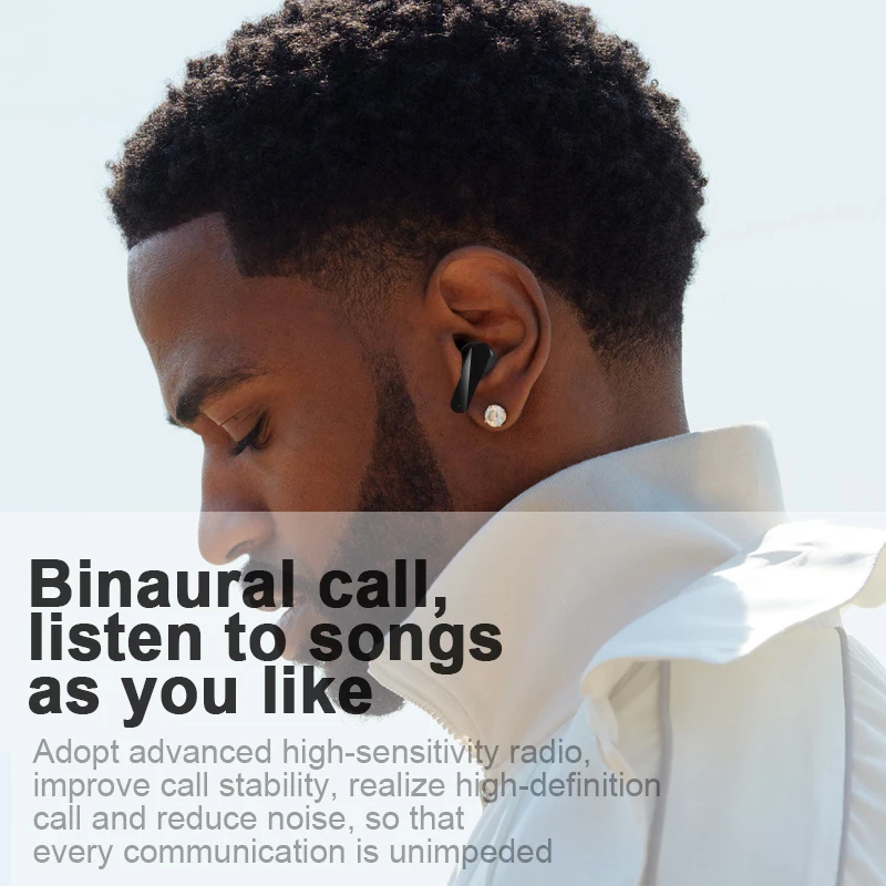 XG49 TWS Wireless Headphones Bluetooth Touch Control Smaller And Thinner Sports Headset For Iphone Huawei Music Earphones Xiaomi