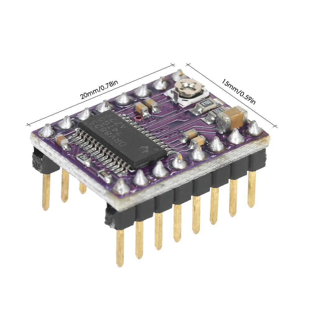 5 шт. DRV8825 шаговый двигатель модуль драйвера для Reprap 3d принтер ЧПУ гравировальные машины модуль драйвера