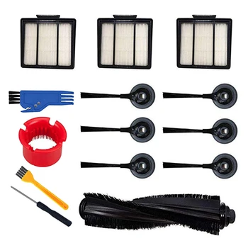 

Hepa Filter Brush Vacuum Cleaner Set Fit for Shark Ion Robot S87 R85 Rv850 Rv850Br
