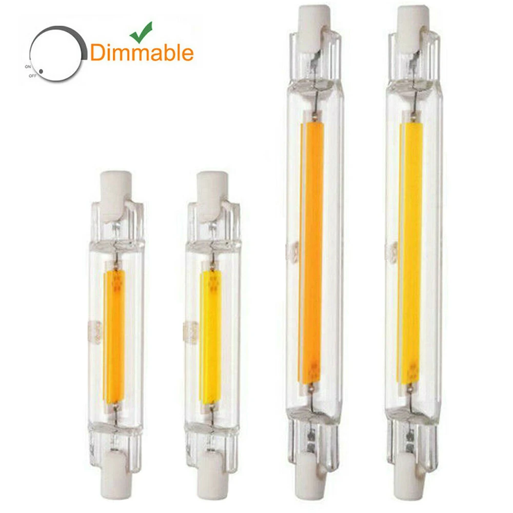 15w 20w 30w 40w R7s Led Glass Tube Cob Lamp 78mm 118mm R7s Corn Bulb J78 J118 Replace Halogen Ac 220v-240v Lampadas - Led Bulbs & Tubes - AliExpress