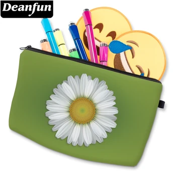 

Deanfun Makeup Bags Women Cosmetic Bag Daisy Printing Toiletry Bag Cosmetics Pouchs Travel Organizer D52363