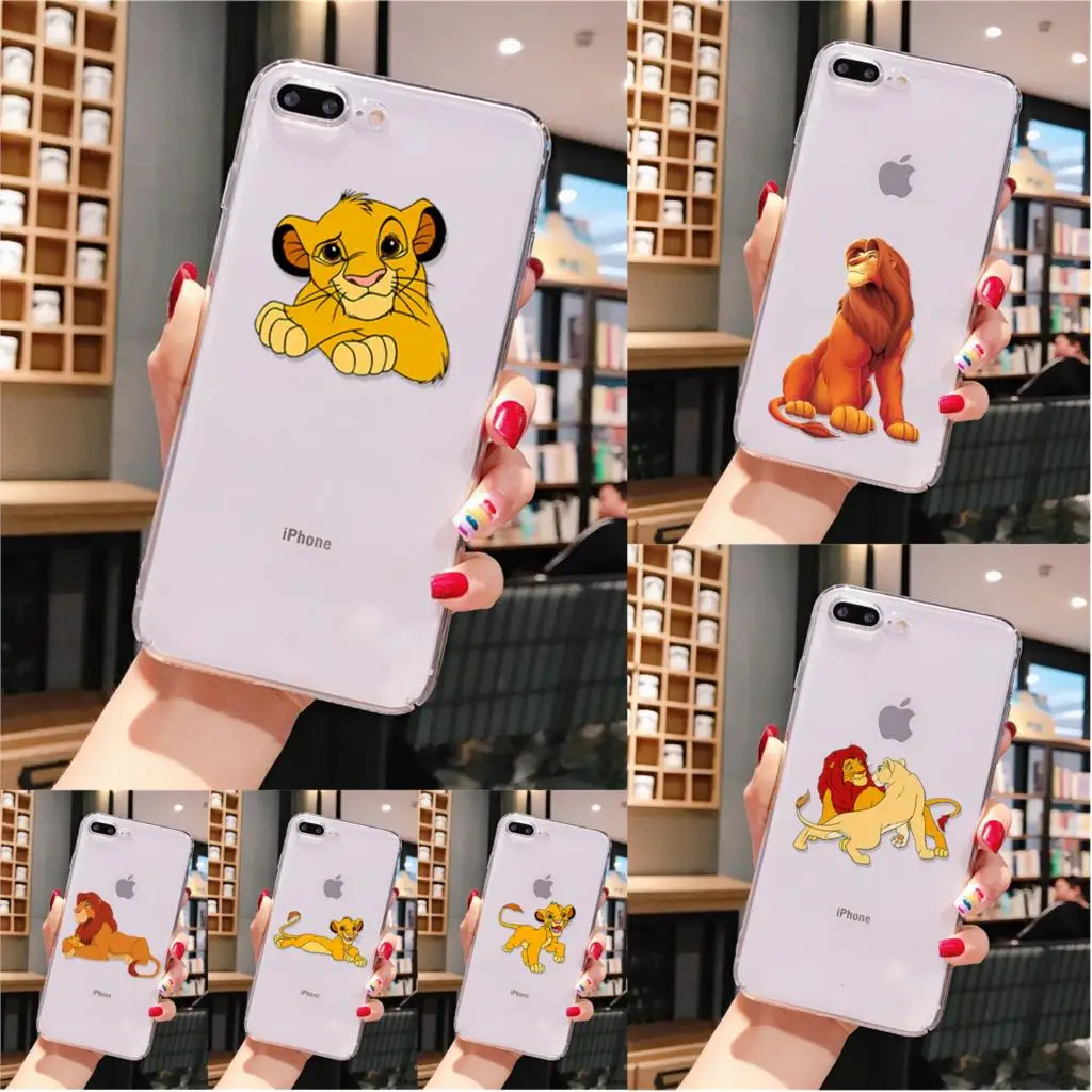 Yinuoda Симба Король Лев Мягкий ТПУ силиконовый красочный чехол для телефона для iPhone 8 7 6 6S Plus X XS max 10 5 5S SE XR Coque Shell