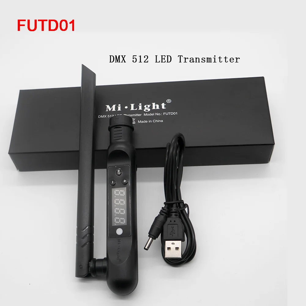 FUTD01 only MiBOXER DMX512 RGB+ CCT E27 9 Вт светодиодный светильник лампа светодиодный контроллер; DMX 512 светодиодный передатчик; FUTD01/FUTD04/FUTD02 - Цвет: FUTD01 only
