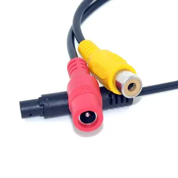

AZGIANT 4PIN to AV Car Video Cable RCA For Car Parking Rearview Rear View Camera Connect Car Monitor DVD Trigger Cable