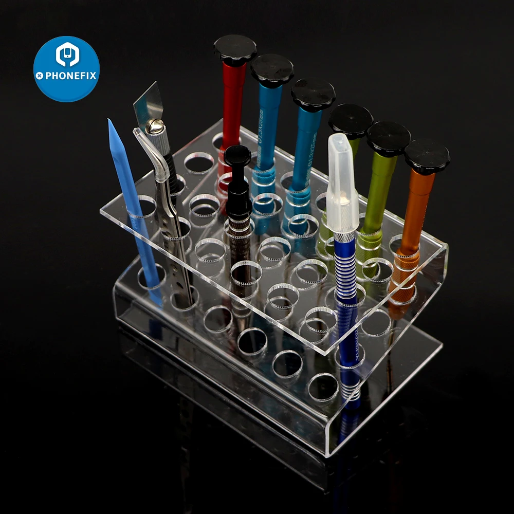 PHONEFIX Screwdriver Storage Box Acrylic Tool Box Components/Parts/Electronics Tool Kit Mobile Phone Repair Holder Storage Boxes PHONEFIX Screwdriver Storage Box Acrylic Tool Box Components/Parts/Electronics Tool Kit Mobile Phone Repair Holder Storage Boxes