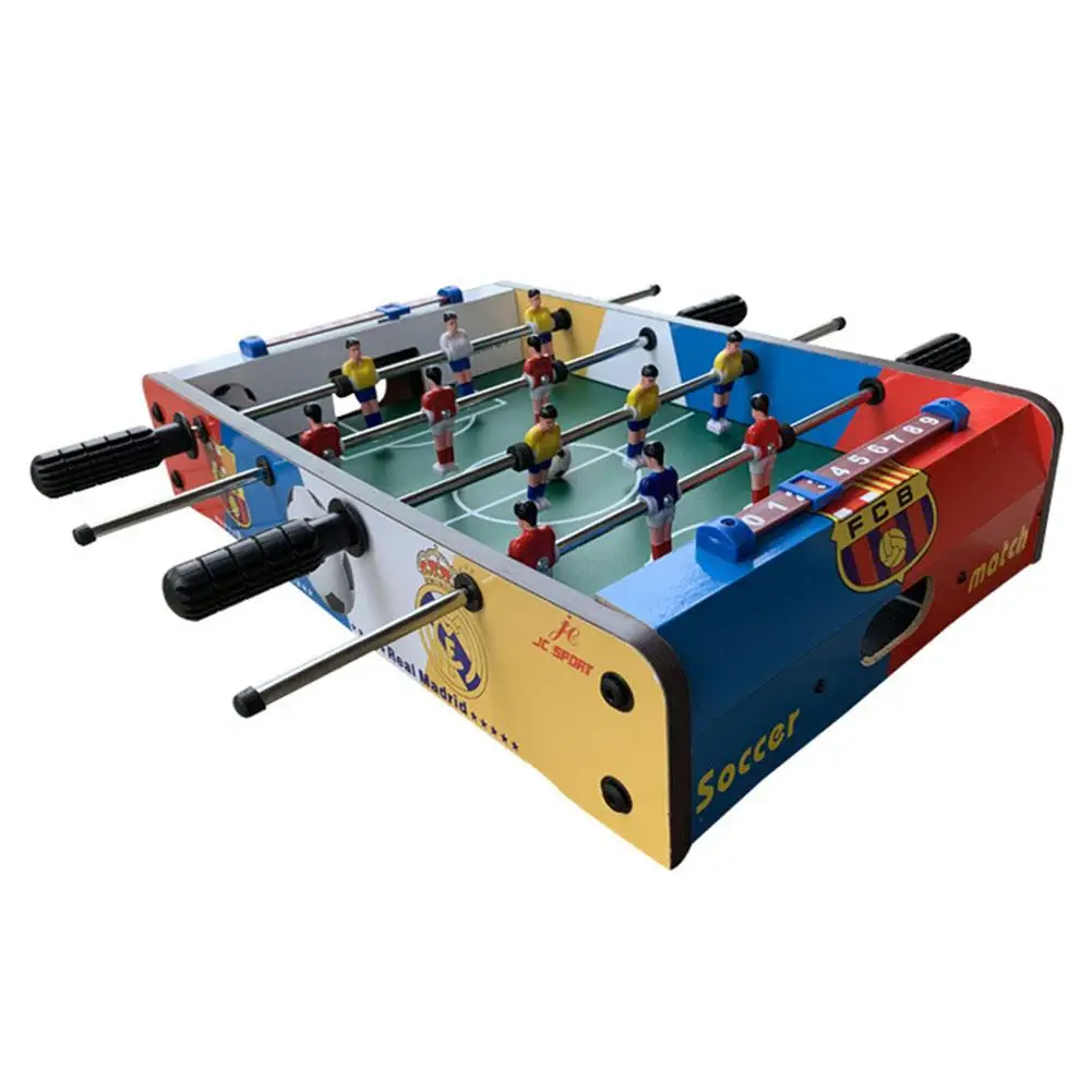 

Foosball Machine Desktop Double Games Children Toys Soccer Table Football Game Round Indoor Game Foosball Table Party Kids Toys