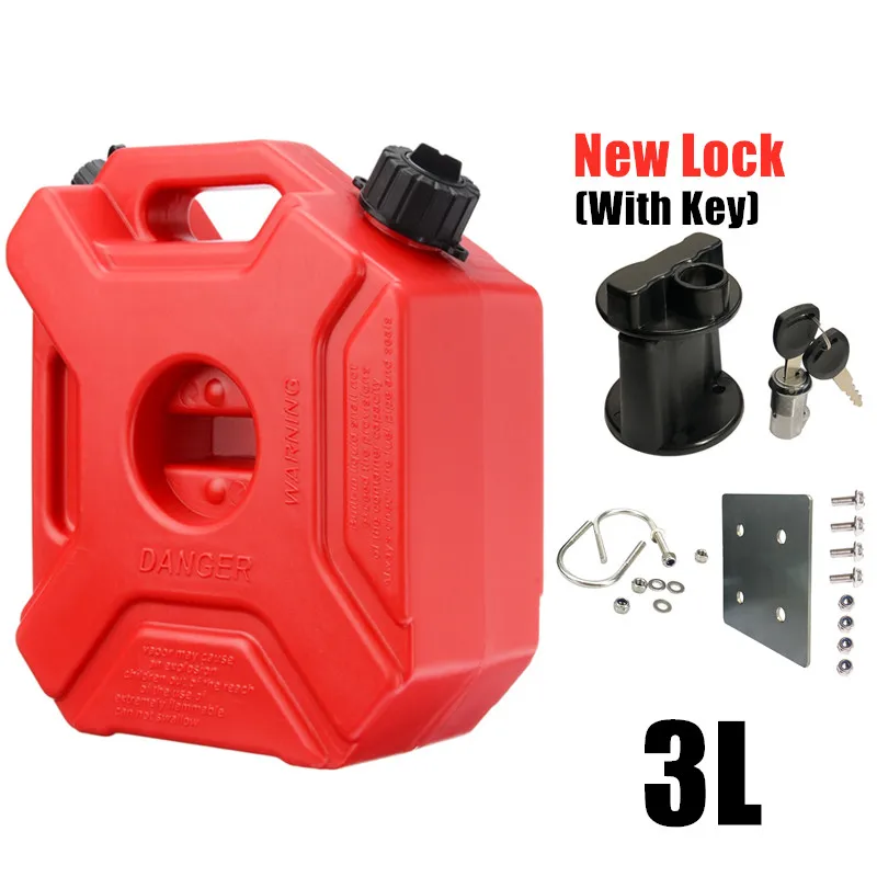 3L with lock and plate
