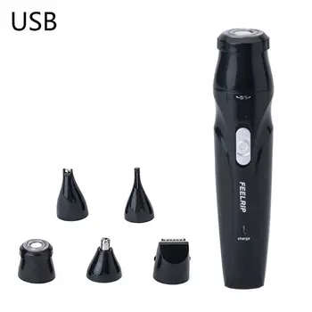 

5 in 1 Hair Professional Rechargeable Eyebrow Ear Nose Beard Trimmer Electric Shaver Tool for Men