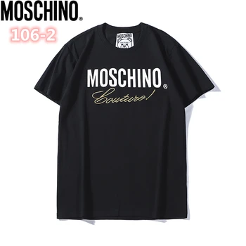 

ZO86 MOSCHINO- Fashion Luxury Brand Short Sleeve T-shirt Tops Men's Clothes Women's Clothes Various Color Options