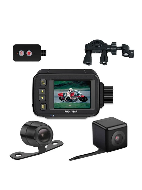 3 Inch 720P Motorcycle Camera Waterproof Motorcycle Dashcam Front & Rear  Camera Night Vision Moto Video Recorder Motorcycle DVR - AliExpress