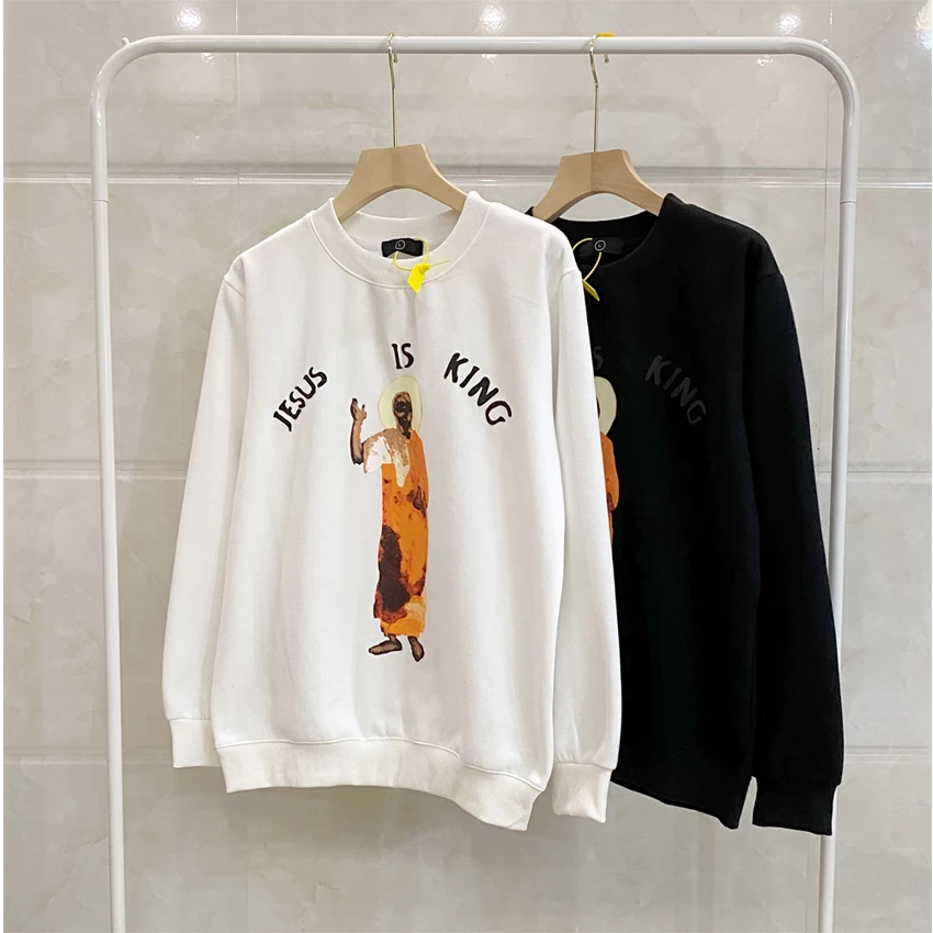 2020 Lucky me Hoodies MEN Women I see Ghosts Hoodies Feel Sleeve red Logo Kanye West Pullovers Kids SEE Ghosts Sweatshirts