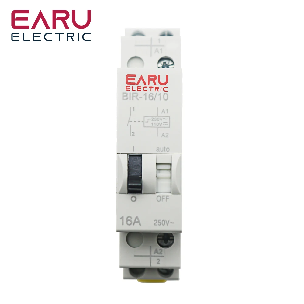 Dual Voltage Impulse Relé Household Electric Pulse Control Auto Relé de Controle Iluminação Circuito 16a 230v ac dc 110v 24v