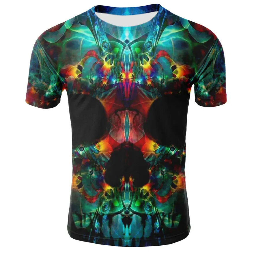 

2019 New Fashion Design T Shirt Heavy Metal Grim Reaper Skull 3D Printed T-shirts Casual Harajuku Style Tshirt Streetwear Tops