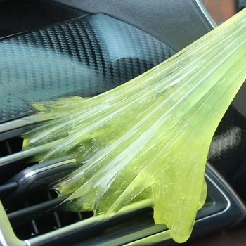 

Slime Non-sticky Hand Car Keyboard Cleaner Glue Gel Interior Panel Air Condition Dust Cleaning Tool Laptop Sponge Mud Remover