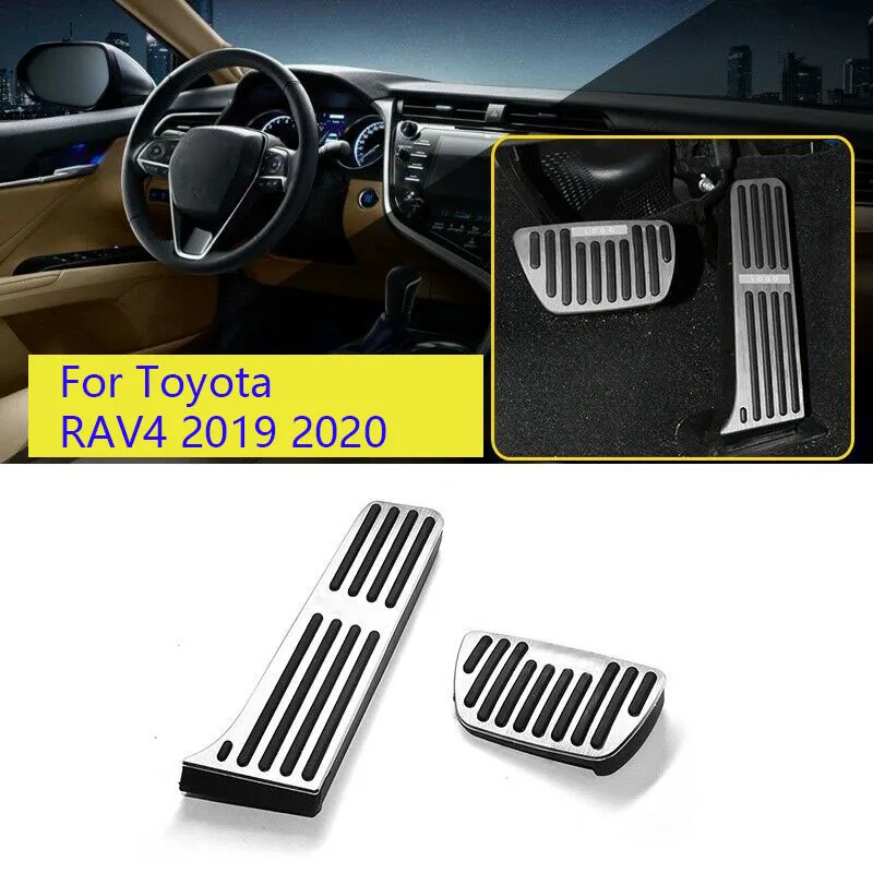 2 шт газ тормоза педаль замена крышки для Toyota RAV4 Rongfang
