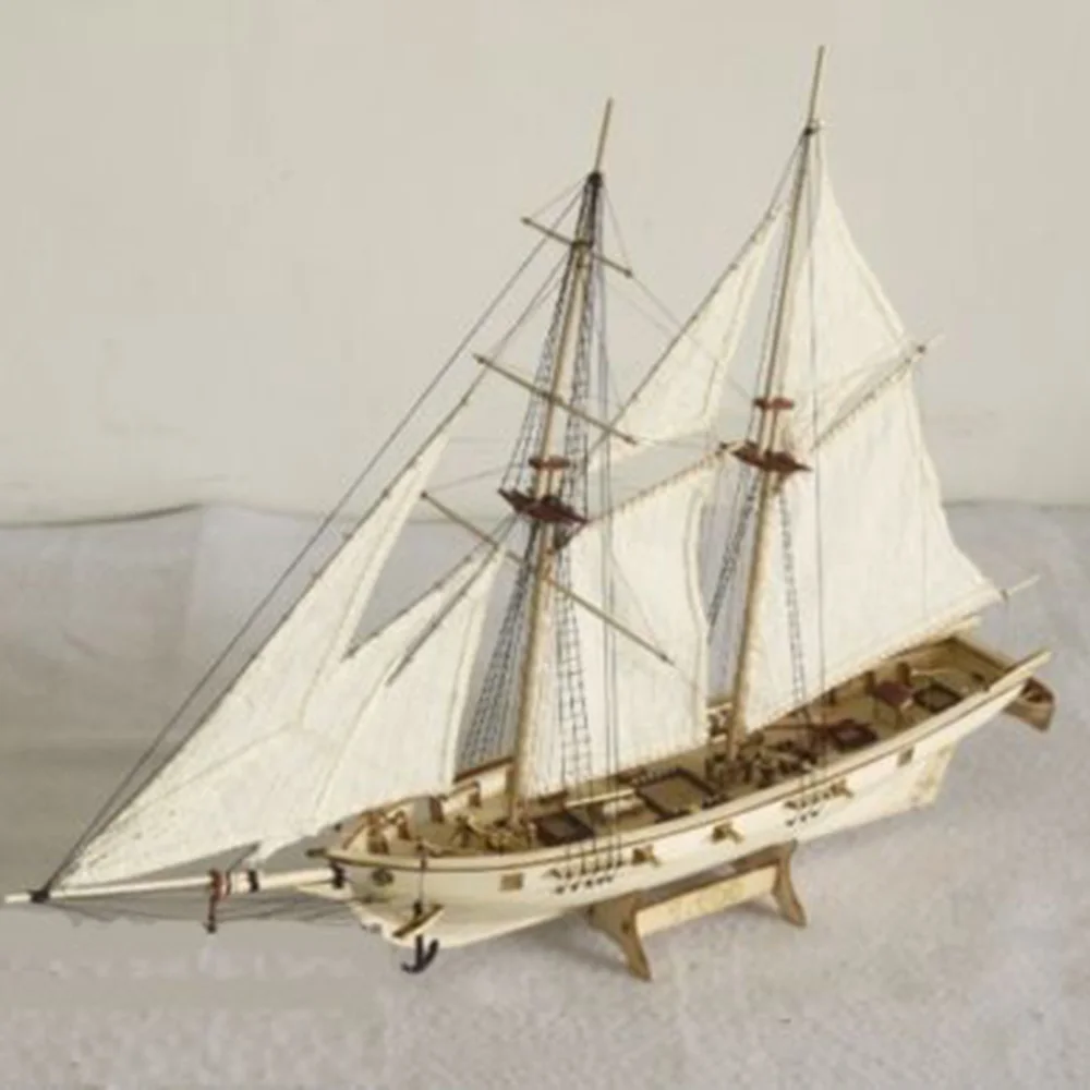 DIY Сборная модель корабля наборы деревянная парусная лодка масштабная модель украшения игрушки подарки для детей и взрослых