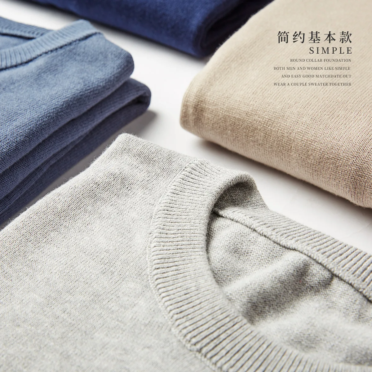 Najtaniej 2020 wiosna przystojny casual men prążkowana dzianina sweter męski bawełniany O Neck swetry slim korea sweter solidna odzież dzianinowa