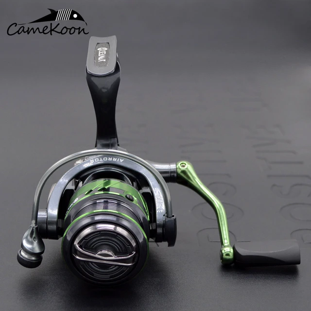 Ultra Smooth Green Spinning Fishing Reel 1000 2000 3000 4000 Compact  Graphite Body 6.2:1 Metal Shallow Spool Lure Fishing Coil - Fishing Reels -  AliExpress