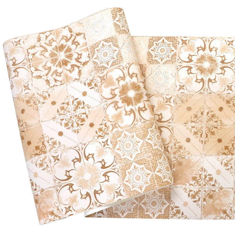 

Wall Ethnic Bohemir Modern Papers Home Decor Living Room Pvc Wall Paper Roll For Kitchen Wall Background Room Walls Vinilo Pared