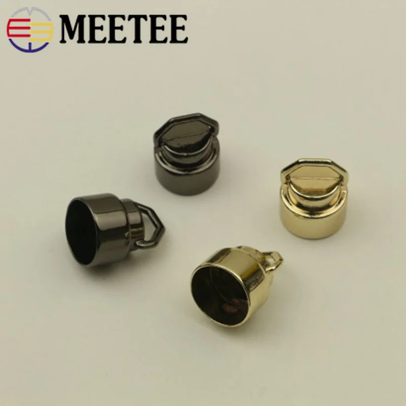 Meetee 10/30 шт металлическая сумка боковое кольцо гвозди Пряжка для стопора кисточка