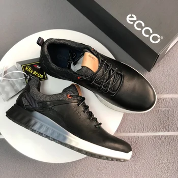 

Men Genuine Leather Golf Shoes Size 39-45 Anti Slip Spikless Golf Sneakers High Quality Walking Footwear Golfer Mens Sneakers