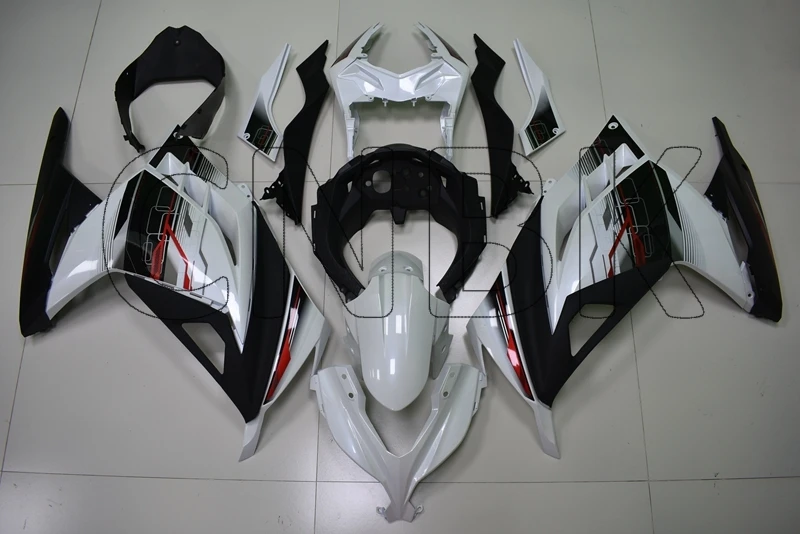 Для EX 300 Ninja Abs обтекатель Zx300r Белый Черный Кузов EX 300 Ninja 2013- обтекатель