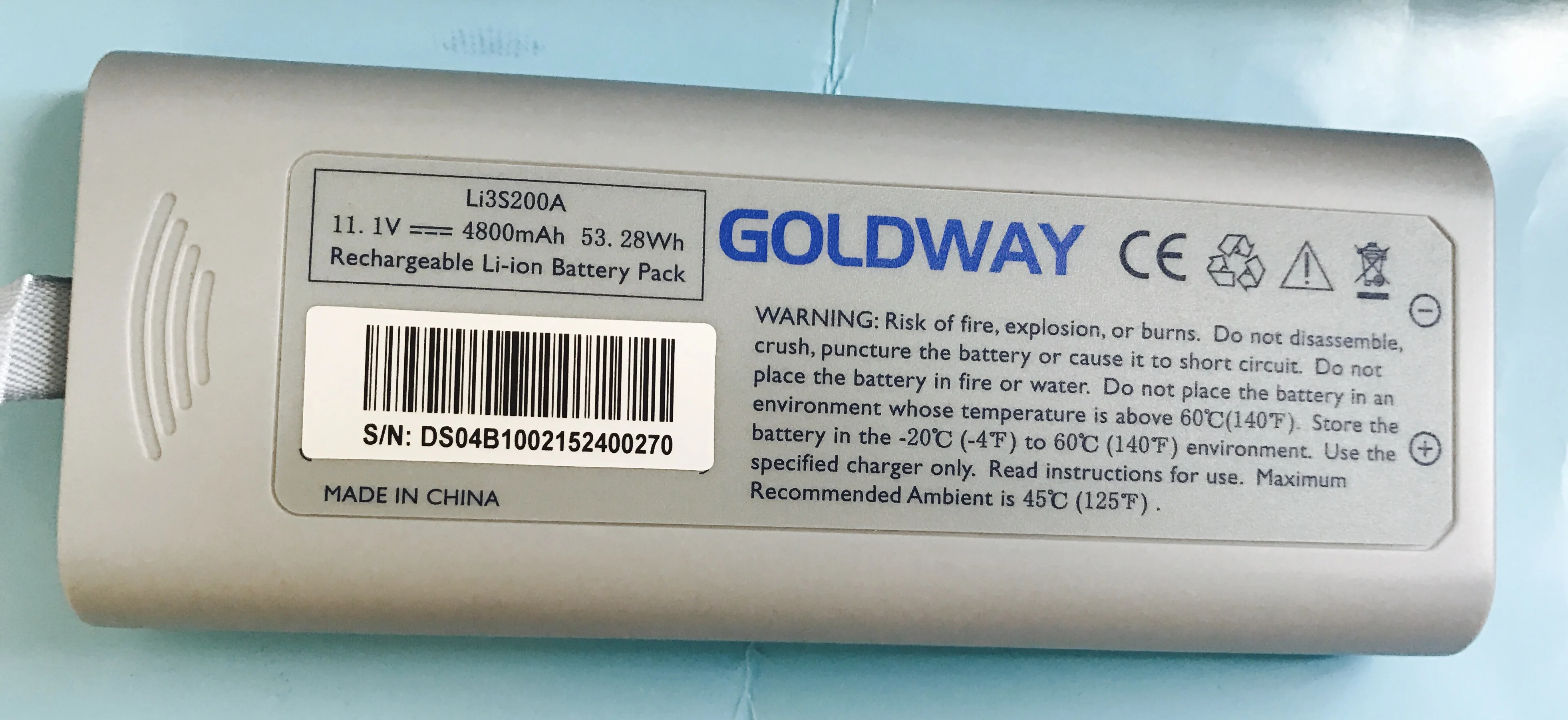 Литий-ионная аккумуляторная батарея для Goldway G30