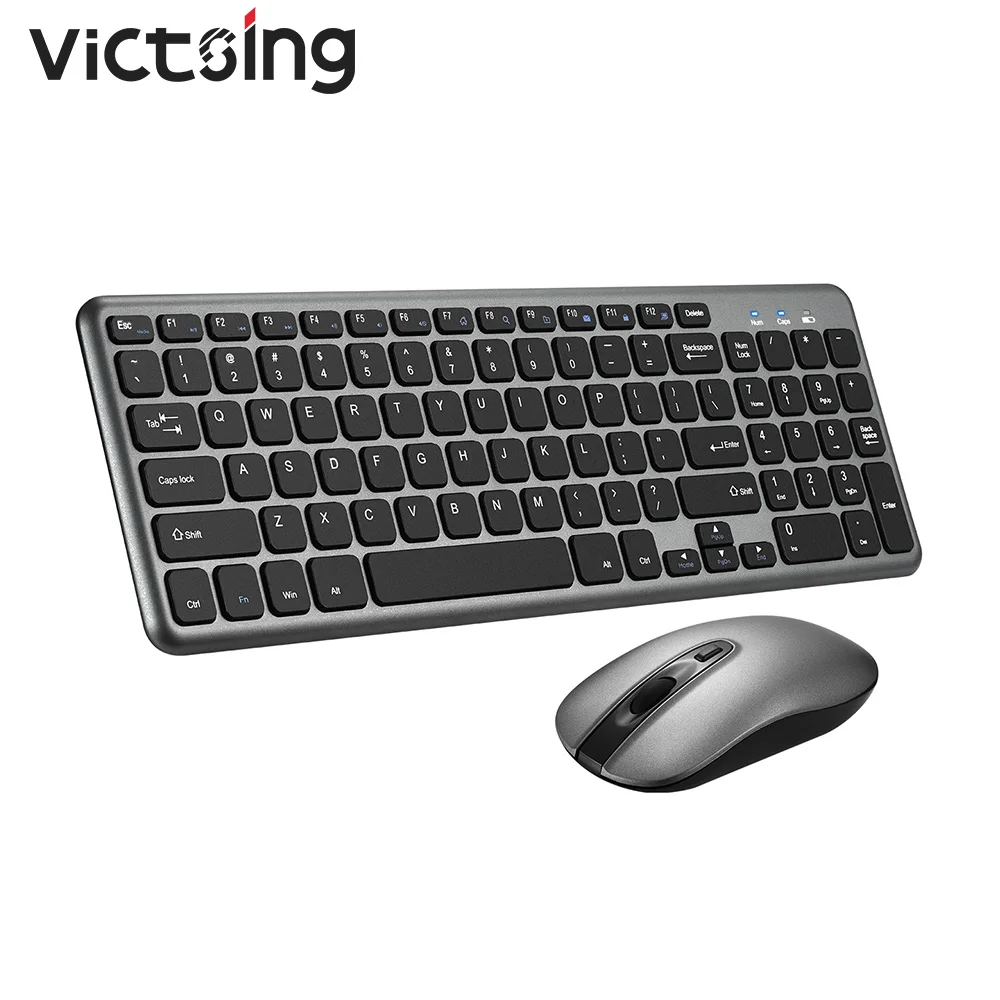 Комплект беспроводной клавиатуры и мыши VicTsing PC209 ультратонкая клавиатура