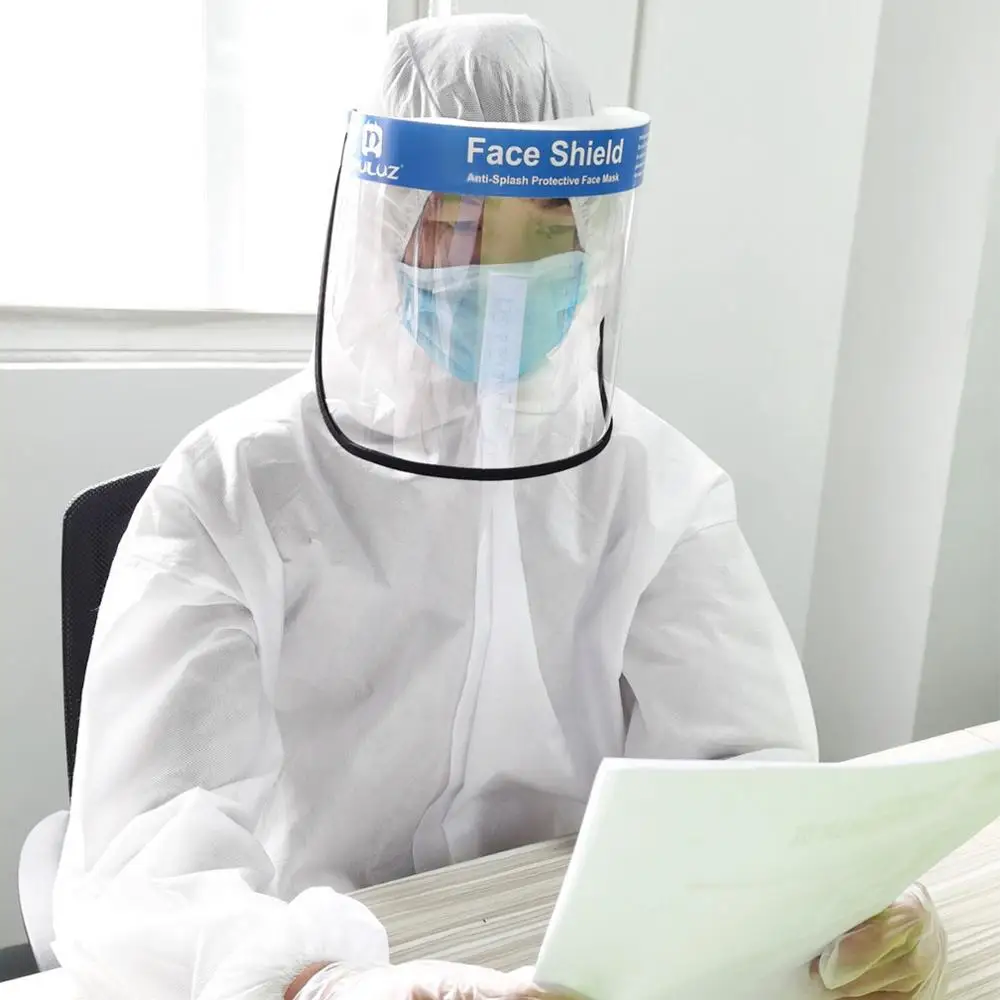 

Face Shield Frame Protective + Special Plastic Film Protection Splash/Dust-proof