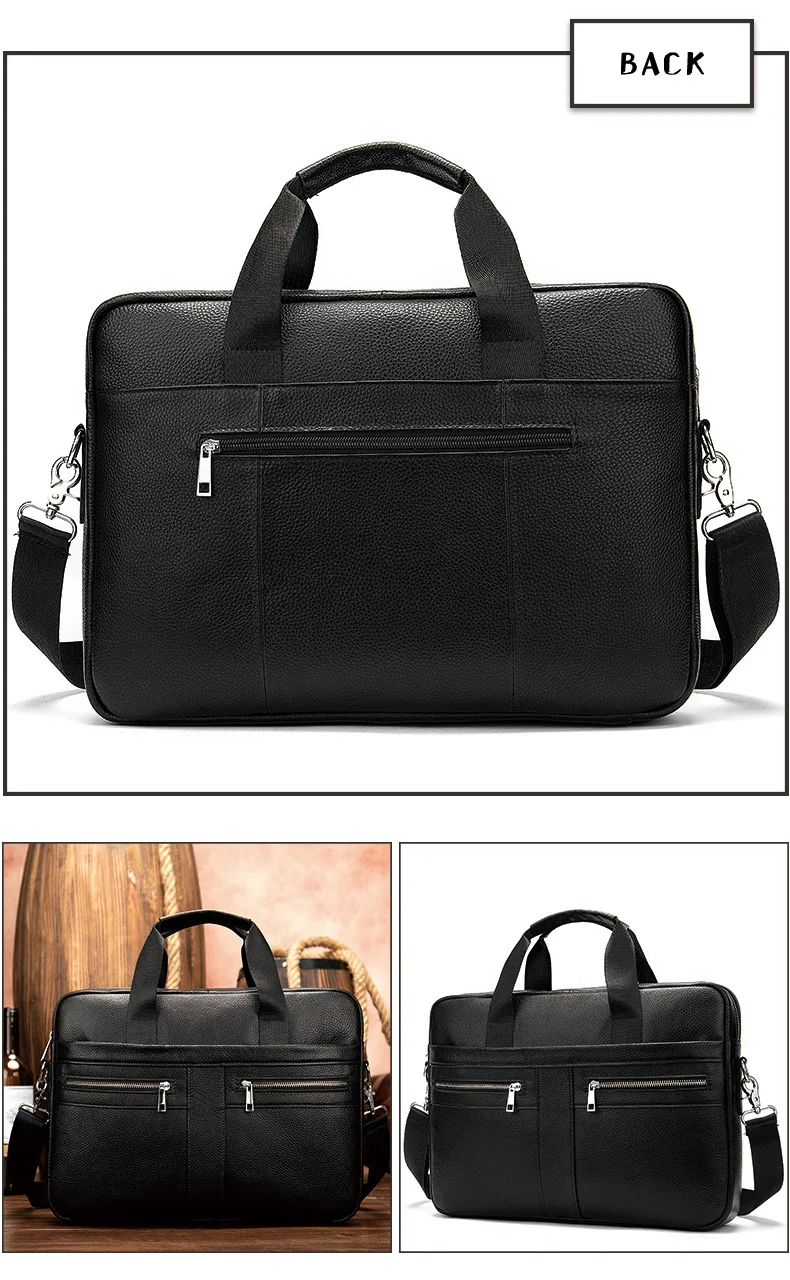 Роскошный мужской портфель из воловьей кожи, 15,4 дюймов, сумка на плечо для ноутбука, сумки для офиса, мужские сумки на молнии, стиль, Бизнес Стиль, матовая