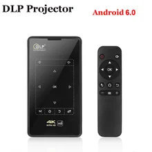 DLP IMK95 Mini 4K Projector Android 6.0 HDMI USB 2.0 Portable Projector 2.4G 5G Wifi Bluetooth 4.1 H.265 Home Cinema Projector