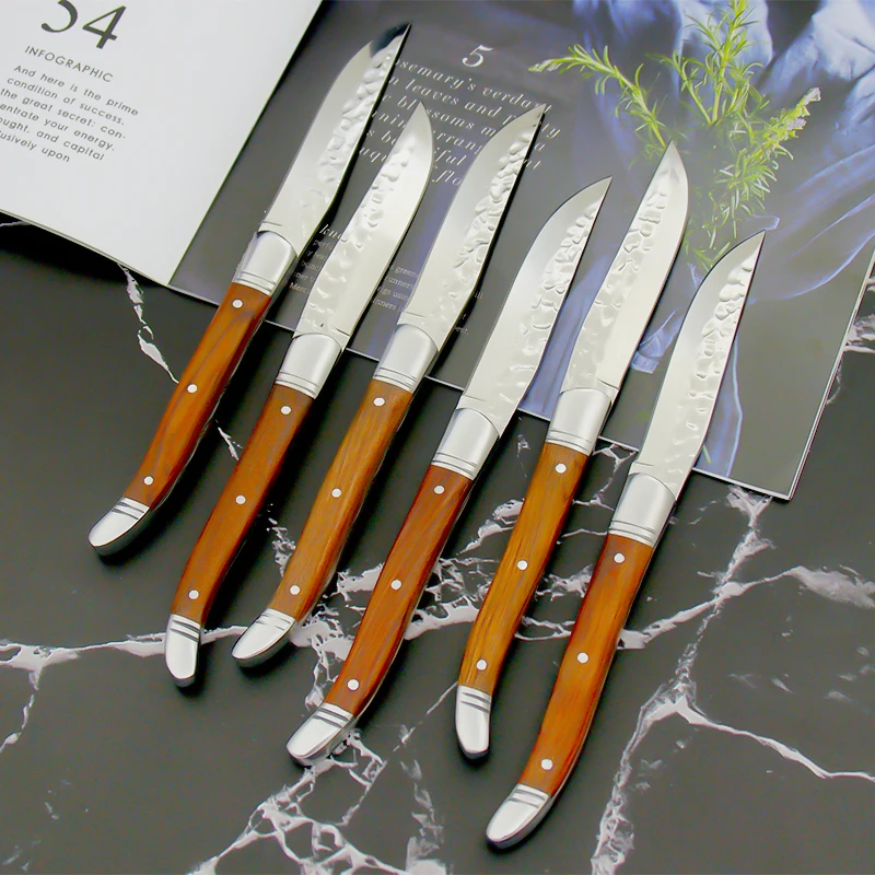 https://ae01.alicdn.com/kf/Ha135e62c0482416f90046bdaae7113bfD/Hammer-Blade-Laguiole-Steak-Knife-With-Rose-Wood-Bolster-Handle-Dinner-Knives-Steak-Knifes-Wood-Cutlery.jpg