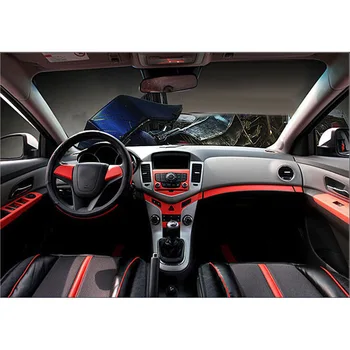 

Dashboard Car Sticker Protect Surface Red Adhesive Carbon Self Vehicle