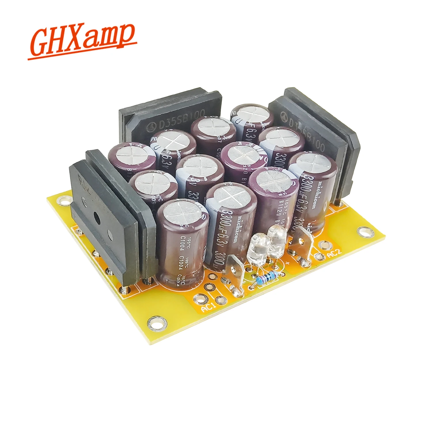 Ghxamp 2500w Dc Isolation Power Supply Board 25a Rectifier Bridge Clean