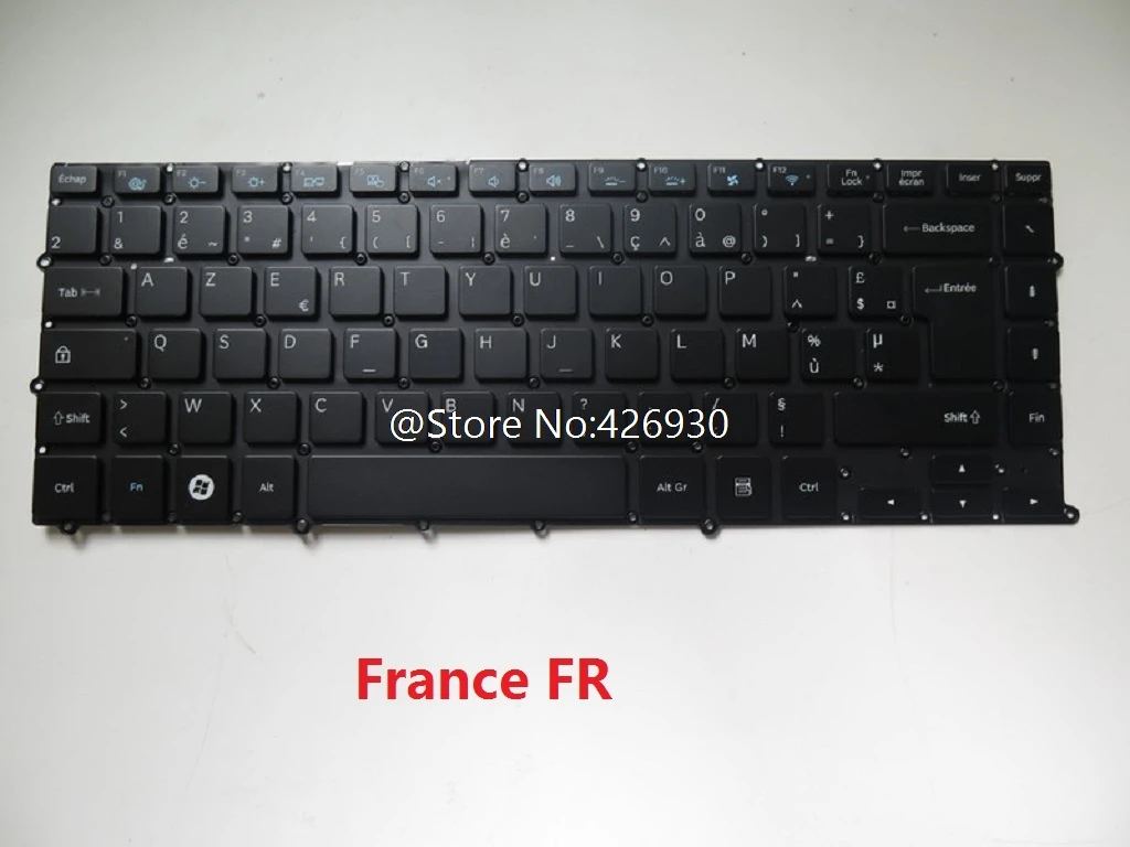 Клавиатура для ноутбука Samsung NP900X4B NP900X4C NP900X4D Swiss SW Belgium BE France FR Kingdom UK Portugal PO PT Turkey TR с