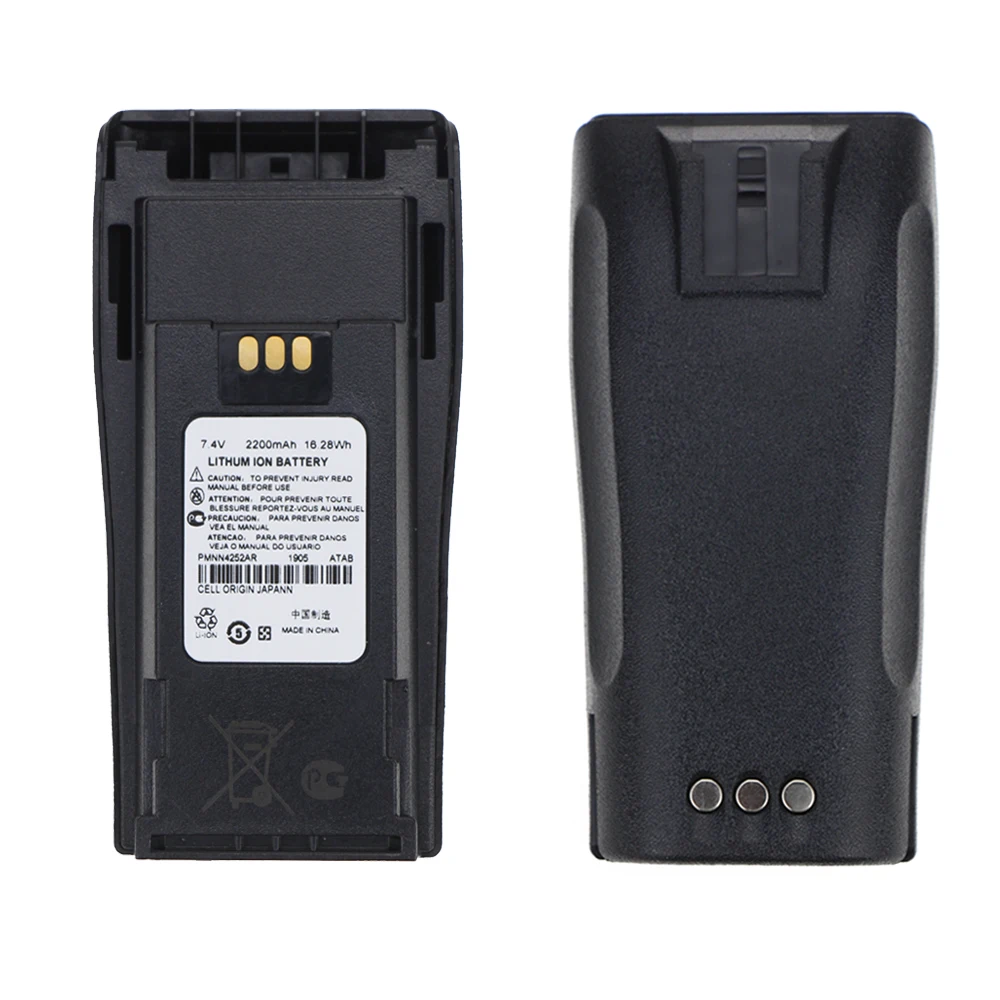 10 шт. PMNN4252AR внешняя литиевая батарея для Motorola CP040 CP140 DP1400 walkie talkie