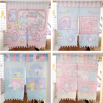 

Cute Plush Toy Cartoon Little Twin Star Penguin Melody Cinnamoroll Door Curtain Soft Stuffed Birthday Christmas Gift #2876