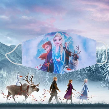 

Snow Ice Princess Spider-Man kids Adult Face Mask Dustproof Breathable Anti-fog Haze Mask BOY'S Face Mask Dustproof Kids