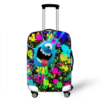 

18''-32'' Travel Luggage Suitcase Protective Cover Trolley Baggage Bag Cover Colorful Beans Thick Elastic Case For Suitcase