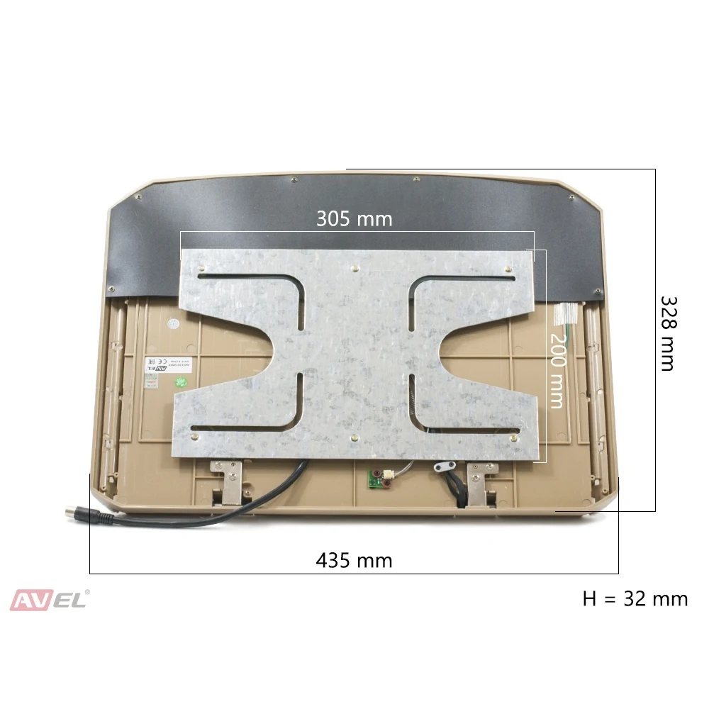Потолочный монитор 15 6&quot со встроенным Full HD медиаплеером AVS1507MPP (бежевый)|Мониторы
