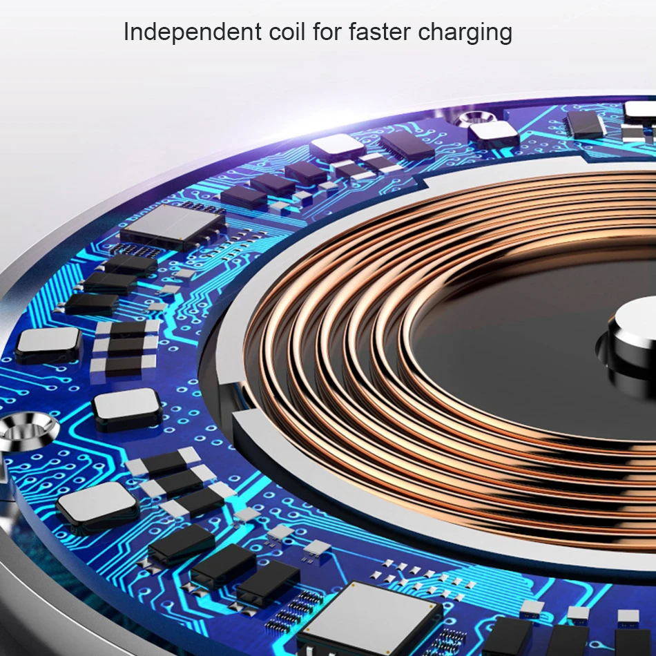 Qi 15W Fast Wireless Charger For Huawei P30 pro Mate 20/10 pro Wireless Charging pad for Samsung S10 S9 S8 Plus note9 Xiaomi mi9